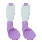 JIOLK シリコンスプーン 赤ちゃん用 離乳スプーンフィーディング スプーン ベビースプーン 赤ちゃん 乳児 育児スプーン 曲げ可能 温度感知　食器 実用的