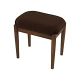 木製スツール 【玄関イス・来客いす】 (L ブラウン)