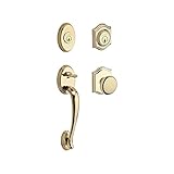 Baldwin DCCOLXROUTAR003 Reserve Double Cylinder Handleset Columbus x Round with Traditional Arch Ros