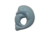 Lil' Jumbl Baby Teething Pendant | Organic Food Grade Silicone | BPA-Free (Gray) [並行輸入品]