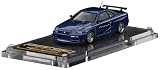 ignition model 1/64 ニッサン Skyline GT-R Mine's (R34) Bayside Blue 完成品 IG2938