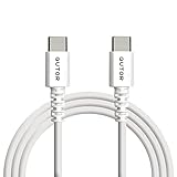 Japan Quality【QutoR 充電・通信ケーブル】 PD対応 iPad Mac Book 60W 1.5メートル タイプCケーブル Type-C to Type-C Power Delivery 1.5m 急速 高速 ソフト 絡みにくい クセが付きにくい 柔らかい (Cto Cケーブル)