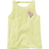 Carter's(カーターズ) フラミンゴパッチタンク イエロー トップス半袖Tシャツ 4歳【並行輸入】