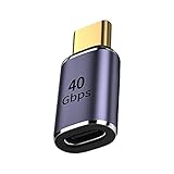 Chenyang USB Cオス-メスアダプター、USB4 Type C 100W パワーデータ 8Kビデオ拡張コネクタアダプター