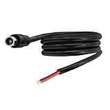 DC8020コネクターピグテールケーブル DC 8.0mm x 2.0mm オスプラグ - ベアワイヤー オープンエンド電源ケーブルサプライ修理ケーブル ポータブル電源ステーション用 (全長: 100cm)