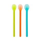 Boon Serve Baby Feeding Spoons, Blue/Orange/Green, 3 Count by Boon [並行輸入品]