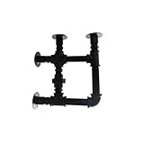 ブラケット シェルフサポート 棚受け ガス管 アイアン 【奥行21×高23cm】 INK-1401157G