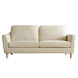 エア・リゾーム ソファー 2人掛け おしゃれ ローソファー ポケットコイル 2.5Pデザインソファ LAURU（ラウル） ベージュ（布）