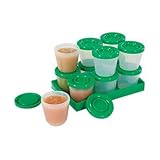 Fresh N Freeze 2 Ounce Reusable Baby Food Containers 12-Pack by One Step Ahead [並行輸入品]