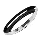 Toileum 77mmメタルレンズフード ねじ込み式レンズフード77 広角レンズフード 77 mm対応カメラレンズ ワイド 77mmタイプレンズフード（シルバー）