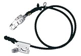 DENSAN 柱上安全帯用セーフティロープ(軽量タイプ)(1本つり・U字つり兼用ランヤード) DB-200FCS-BK