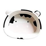 UTHCLO デザート ボウル サラダ サービング ボウル 牛乳 牛 型 ボウル 装飾 食品 ボウル 家庭用 食品 ホルダー 食品 保管 ボ