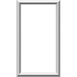 Ekena Millwork pnl16 X 28as-01-case-12 16インチW x 28インチH x 1 / 2インチP Ashford MoldedクラシックWainscot壁パネル12