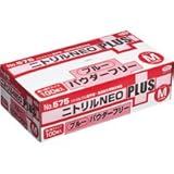 エブノ ニトリルNEOプラス パウダーフリー ブルー M NO－575 1箱（100枚）