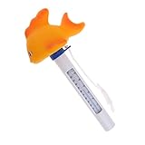 Perfk 水温計　浮遊　プール用温度計　温泉 お風呂 水槽　全5種選択　測定範囲：0-50℃　°F/°C表示 　 - 金魚