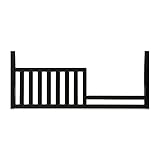 Nursery Smart Darby Toddler Rail, Espresso by Nursery Smart