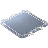 岐阜プラスチック工業:リス TP規格コンテナー蓋 TP-33蓋ロック付 透明 TP-33RF TM 型式:TP-33RF TM