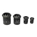 ILS - 3/5/8/10MM LED Black Plastic Light Lamp Light Emitting Diode Holder Clip Bezel Mount