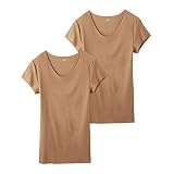 [グンゼ] インナーシャツ YG in.T(インティー) CUT OFFシリーズ クルーネックTシャツ 汗取りパッド付メンズ スモークオレンジ S