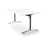 コクヨ  配送・組立・設置込    ミーティングテーブル DAYS OFFICE FLIP TOP XY-TFT159FPMCW 幅150×奥行9