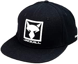 JACKALL Square Logo Flat Cap Black 
