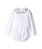 [ドルチェアンドガッバーナ] Dolce & Gabbana Kids ガールズ Zambia Collared One-Piece (Infant) ワンピース White 3-6 Months [