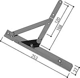フリクションステー(HH-4K-11308) YS：シルバー×商品種類：外観左吊元上(右吊元下)