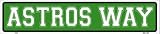 アストロズWayメタルノベルティStreet Sign st-411