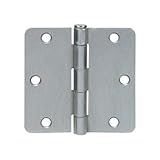 Cosmasサテンニッケルドアヒンジ3.5 "インチx 3.5 "インチwith 1 / 4 "インチ半径コーナー – バリエーション親 シルバー 37588 - 30 Pack