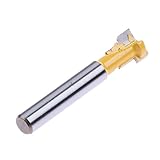 1/4 "シャンクt-スロットカッタールータービット用1/4"六角ボルト鋼ハンドル木工彫刻フライスカッター多機能ツール