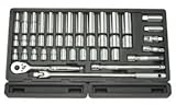 ATD Tools ATD-1365 43 Pc. 0.5 In. Driver Sae, Metric Socket Set