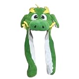 辰 被り物 龍 かぶりもの 竜 キャップ 着ぐるみ帽子 アニマルハット 光るぴこぴこ 耳が動く帽子 おもしろい ふわふわ かわいい ドラゴン コスプレ 龍の帽子 暖かい 2024年 干支 辰年 動物 仮装 新年 パーティー 撮影 小物 年賀状 プレゼント