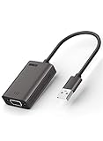 YEHUA USB VGA 変換 アダプタ Mac【 新品 Windows7,8,10とMac OS10.12以上 対応 】HDMI - V