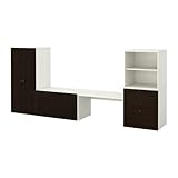 IKEA(イケア) STUVA ブラックブラウン 49893602 収納コンビネーション ベンチ付き、ブラックブラウン