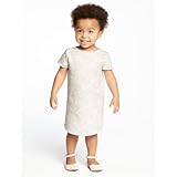 オールドネイビー OLD NAVY/ ジャカールボウバックシフトドレス シルバールレックス ワンピース 3歳【並行輸入】