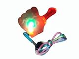 WeGlow International LED Thumb Up Flashing Necklace, Pack of 4 おもちゃ (並行輸入)