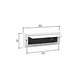 YKKAP メンテナンス部品 ポスト受 (室内側) (HH-K-36525) YW：ホワイト *製品色・形状等仕様変更になる場合があります*