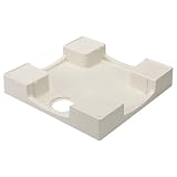 テクノテック[TECHNOTECH] 洗濯機用防水パン 【TPW700-CW1-GN 専用ガードなし】(700x700x120)かさ上げ防水パン セーフガードパン トラップ別売り アイボリーホワイト