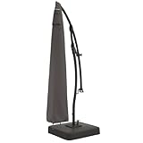 Classic Accessories 55-195-015101-EC OFFSET UMBRELLA COVER TAUPE - 1SZ -