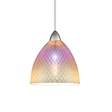 WAC Lighting MP-LED546-DIC/BN Ambrosia European Collection 1-Light 5W 12V 3500K LED Monopoint Pendan