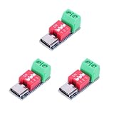 USB-C PD トリガー ボード PD QC トリガーモジュール QC PD急速充電テストボー 電圧5~20V調整モジュール 電力供給 ブースト（3個入）