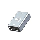 LpoieJun HDMI 中継アダプター8K対応 48Gbpsハイスピード 延長コネクター (メス - メス） (1個)