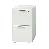 プラス 脇机2段 RJ-046D-2 WH ホワイト 引出D 生活用品 インテリア 雑貨 インテリア 家具 オフィス家具 会議用テーブル [並行輸入品]