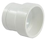 Canplas 193420 PVC DWV Cleanout Adapter without Hub, 1-1/2-Inch, White [並行輸入品]