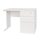 オフィスカグ オフィスデスク 事務机 片袖机 ホワイト 幅1000×奥行600×高さ700mm MOD-K1060-W