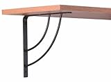 John Sterling RP-0087-8BRZ Milano Deco L-Bracket, Bronze, 8-Inch by John Sterling