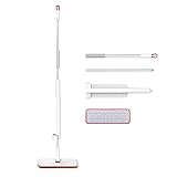 モップ Cleanhome 自立式モップ フロアモップ 回転モップ モップ絞り器付き 手洗い不要 手を汚さず 自立タイプ 掃除道具 床拭き掃