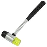 DealMux 1.2inch 3.0センチメートルディアヘッドブラッククリアグリーンプラスチックゴムハンマー