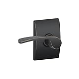Schlage F10MER716CEN Century Collection Merano Passage Lever, Aged Bronze [並行輸入品]