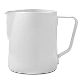 (350ml, White) - Rhinowares Stealth White Milk Pitcher 12oz/360ml